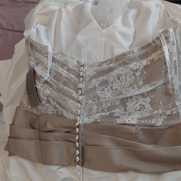NWT OreaSposa wedding gown - Picture 7 of 8